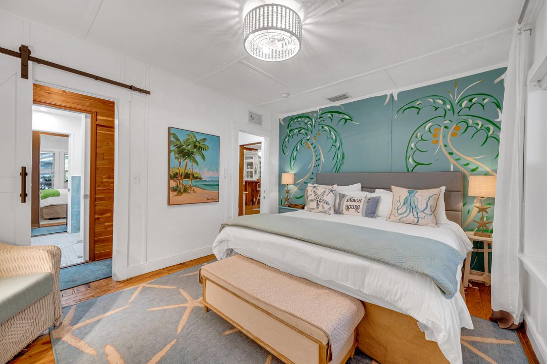 Master bedroom with natural light